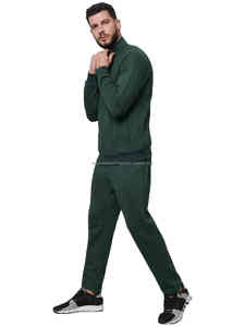 ชุดวอร์มสองชิ้นสำหรับผู้ชายชุดออกกำลังกายวิ่งออกกำลังกายผ้าขนแกะสำหรับเล่นกีฬา - Product Image 5