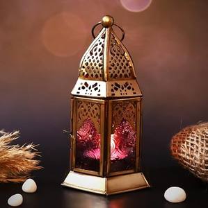 High Quality Trending <b>Small</b> Lantern Coloured Glass Unique Style For Festive Parties And Other Occasions Trendy Decorative Gift - Product Image 6