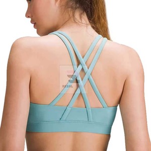 Soutien-gorge de sport avec logo personnalisé pour femmes Soutien-gorge de sport extensible pour femmes - Product Image 5