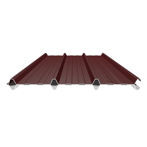 Trapezoidal Roof Steel Sheet 45/333 0.75 mm RAL 8012 Red-Brown 25 m - Product Image 1