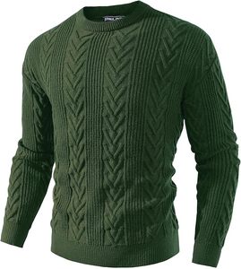 Breathable <b>Plus</b> <b>Size</b> Men's Crewneck <b>Sweaters</b> 2024 High Quality <b>Plus</b> Cotton <b>Sweaters</b> Men Casual Sweatshirts for Men 2024 - Product Image 1
