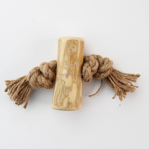 Jouet pour chien amusant et sûr en bois de café, jeu durable, nettoyage des dents, convient à toutes les races, renforce le lien entre le chien et le propriétaire - Product Image 1