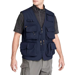 Chaqueta de Trabajo Protectora para Exteriores en Oferta, Chaleco de Seguridad Reflectante de Alta Visibilidad para Construcción con Múltiples Bolsillos - Product Image 1