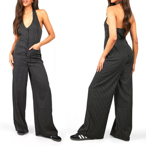Plus Size Customized Color <b>Casual</b> <b>Women's</b> Breathable Spandex/Cotton <b>Jumpsuit</b> Eco-Friendly Anti-Static High Waist Streetwear All - Product Image 6