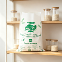 Sacs en BOPP pour riz jasmin, emballage agricole, impression en héliogravure, résistants à l'humidité, sacs personnalisés avec logo