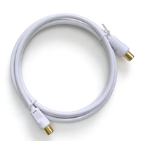 9,5mm Buchse auf Stecker RF-Koaxialkabel mit Massivkupferleiter und F-Typ-Steckverbinder Modell DIRUI2026 für Kabel-TV und Satellitenempfänger