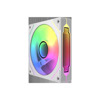 Ventilateur de boîtier silencieux PWM 120 mm à roulement fluide Infinity Mirror ARGB Sync pour PC de bureau et boîtier de refroidissement par eau