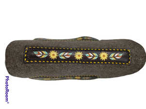 Horse Woolen <b>Felt</b> <b>Pad</b> Equestrian Horse Saddle Western Saddle <b>Pads</b> Genuine Tooled Leather Indian Leather Best Wholesale Price - Product Image 6