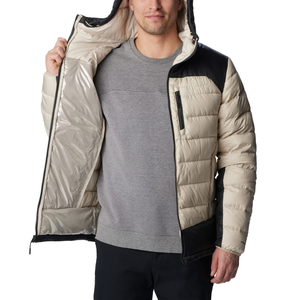 แจ็กเก็ตผ้าไนลอนน้ำหนักเบาพิเศษสำหรับผู้ชายเสื้อคลุมขนเป็ดขนาดใหญ่สีดำพิมพ์โลโก้เสื้อผ้าลำลองสำหรับฤดูหนาวคุณสมบัติกันน้ำตามสั่ง - Product Image 3