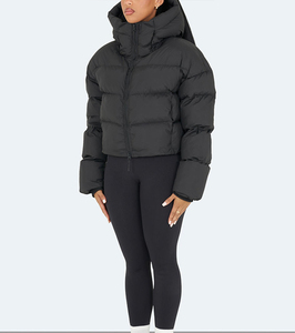 Chaquetas Acolchadas al por Mayor, Chaqueta Acolchada Informal de Alta Calidad para Mujer, Abrigo de Algodón, Abrigo de Invierno, Chaquetas Acolchadas Personalizadas para Mujer, OEM - Product Image 4