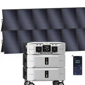 HOT New SP5000 Portable Power Station & <b>Solar</b> <b>Generator</b> with 2x500W <b>Solar</b> Panels, 5000W 5120Wh,Home Backup & Outdoor - Product Image 1