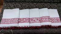 Écharpe africaine Emma soudanaise d'Arabie de qualité supérieure, turban de créateur, robe brodée tissée, tissu voile anti-boulochage uni, vente chaude