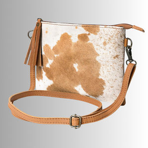 Custom Real Cow Hairon Crossbody Purse For Women Genuine Cow Fur <b>Rug</b> Leather Pouch Bag For Woman Lady Cow hair leather bag - Product Image 6