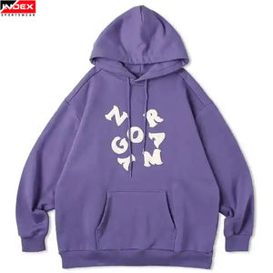 Meilleur sweat à capuche pour homme Logo personnalisable Design à ourlet brut Polyester Cotton Puff Technics Winter Season hoodies pour hommes - Product Image 4