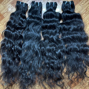 100% brut sud indien Temple Remy vierge vague naturelle Extension de cheveux donneur unique Double Machine trame haute qualité approvisionnement humain - Product Image 5