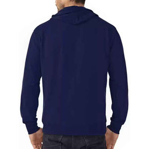 เสื้อฮู้ดแบบสวมหัวคอตตอนโพลีเอสเตอร์ชาย,เสื้อมีหมวกแบบเรียบใส่ได้ทั้งผู้ชายและผู้หญิง - Product Image 4