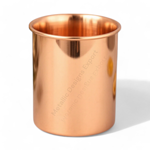 Tasse élégante en cuivre 100%, idéale pour les boissons chaudes/froides, capacité de 16oz, verres en métal modernes durables et élégants - Product Image 4