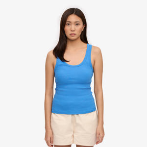 Logo personnalisé en gros été de haute qualité débardeur mode coton élastique respirant femmes haut sans manches - Product Image 2