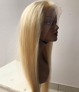 Cuticle Aligned 13x4 Transparent Lace 613 Blonde Lace Front <b>Human</b> <b>Wigs</b> Frontal <b>Wigs</b> Blonde Wholesale's Straight Hair Remy Hair's - Product Image 2