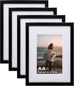 Modern Eco-Friendly A4 A3 4X6 <b>5X7</b> 6X8 8X10 Wall Hanging Home Decorative Black Wooden MDF Picture <b>Photo</b> <b>Frame</b> - Product Image 5