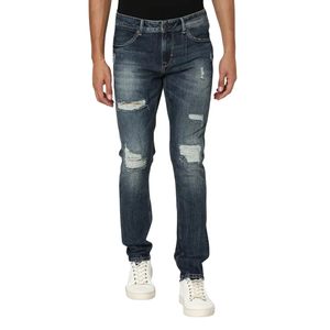 <b>Men's</b> Vintage Wash Denim Jeans Pants Durable Soft Cotton <b>Stretch</b> Fabric Stylish Casual Everyday Wear Streetwear <b>Trousers</b> - Product Image 4