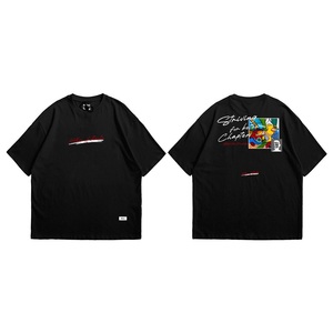 Camisetas de Alta Calidad para Hombre, 100% Algodón, Color Sólido, con Estampado Gráfico, Transpirables, de Secado Rápido, Manga Corta, Casuales - Product Image 6
