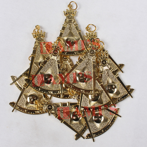Fabriqué en usine artisanat passé maîtres collier bijou maçonnique Regalia bijou francs-maçons bijou pour uniforme - Product Image 5