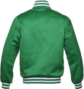 Blouson universitaire bombardier nouveau style personnalisé veste de baseball universitaire en soie brodée personnalisée - Product Image 6