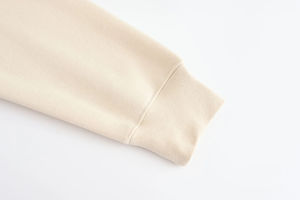 Sudadera con capucha de gran tamaño de lana de algodón 100% unisex, sudadera en blanco con estampado personalizado para ropa de compresión de invierno - Product Image 4