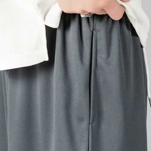 Custom Logo <b>Men's</b> Double Layer Polyester Mesh <b>Shorts</b> with Pockets <b>5</b> <b>Inch</b> <b>Inseam</b> Breathable Solid Pattern Nonwoven Weaving Method - Product Image 3