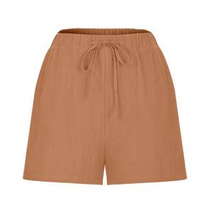 Short de sport pour femme Short de yoga taille haute Slim Fit Butt Lift Gym Running Short en nylon élastique - Product Image 1