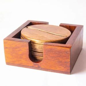 Custom Best Quality Modern Luxury Eco-Friendly <b>Beech</b> Wood Coasters for Coffee Table Dining Table <b>Desk</b> Cup-Low Price - Product Image 4
