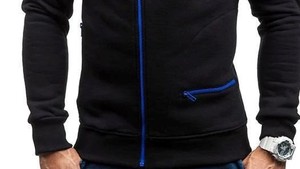 Sudaderas con Capucha de Primera Calidad para Hombre con Cierre Lateral y Tres Bolsillos, Diseño Personalizado al por Mayor, Sudadera Unisex para Hombre - Product Image 3