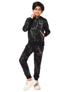 Sudadera con capucha y logotipo personalizado para bebé, pantalones con puños acanalados y pantalones, chándal para niños en edad adolescente - Product Image 5