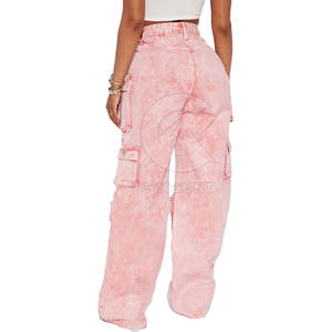 Nuevo estilo de uso al aire libre Mujeres Pantalones holgados Mejor calidad Color sólido Personalizado Pantalones holgados para mujeres - Product Image 6