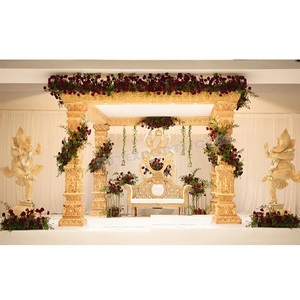 มณฑปไฟเบอร์กลาสแบบดั้งเดิม หรูหรา ทันสมัย ทนทาน จากศรีลังกา สำหรับพิธีแต่งงาน ตกแต่งพระพิฆเนศ ขนาดสั่งทำได้ รูปแบบพระราชวัง - Product Image 1