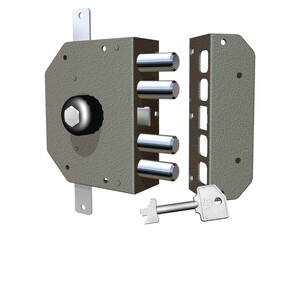 C.R. Arte. 3250 Serratura di Sicurezza con Pomolo Sinistro Senza Aste - Product Image 1