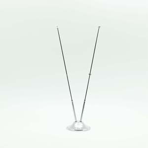 ขาตั้งธงสำนักงานโครเมี่ยมสุดหรูและสีทอง - Product Image 2