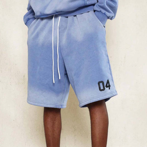 Sudaderas con capucha funcionales y conjunto corto 100 por ciento de algodón Ropa de entrenamiento para hombres Pakistán Hecho de dos piezas Logotipo personalizado Ropa de gimnasio - Product Image 4