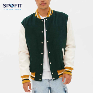 Custom Varsity Jacket Wholesale Men Letterman Jackets Custom Baseball Embroidery Patches Bomber Jacket for Men - Product Image 4