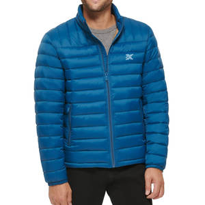 Venta Directa de Fábrica, Chaqueta Acolchada de Invierno para Hombre, Estilo Urbano, Cuello Mao, Relleno de Algodón, Cálida y Elegante, Tela de Lona - Product Image 1