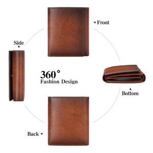 Rfid Blocking Pu cuero moda cabeza de cocodrilo hombres billetera de cuero para hombres Totalmente personalizado con su propio logotipo - Product Image 3