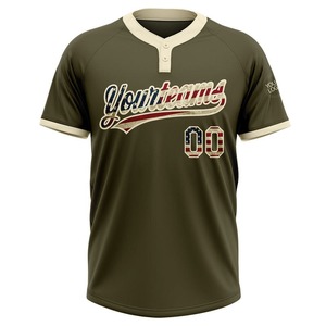 2025 personalizado nuevo diseño transpirable equipo desgaste Unisex adulto sublimación impresa conjuntos de alta calidad béisbol Jersey Softball desgaste - Product Image 2