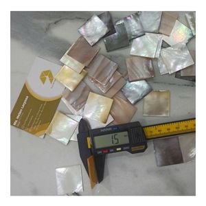 Décorations promotionnelles de bijoux en nacre blanche polie à haute teneur en nacre pour plats et assiettes - Product Image 5