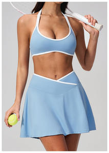 Soutien-gorge de sport populaire grande taille à bretelles contrastées, avec coussinets amovibles, maintien élevé, idéal pour le yoga, la danse et le fitness toute saison - Product Image 4