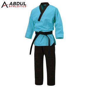 Combinaison d'arts martiaux pour hommes, uniforme d'entraînement durable avec veste et pantalon pour la pratique quotidienne et les activités de remise en forme - Product Image 1