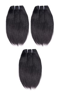 ผมมนุษย์แบบตรง10นิ้วผมมนุษย์100% ธรรมชาติ - Product Image 3