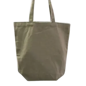 Yeni varış doğal organik geri dönüşümlü pamuk kanvas Tote çanta omuz alışveriş çantası sürdürülebilir el dokuma Tote çanta kadınlar için