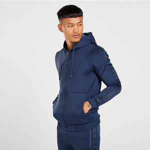 Survêtement d'hiver pour homme de qualité supérieure, 100% coton molletonné, streetwear, nouveau design tendance, uni, teinture unie, logo OEM personnalisé - Product Image 5