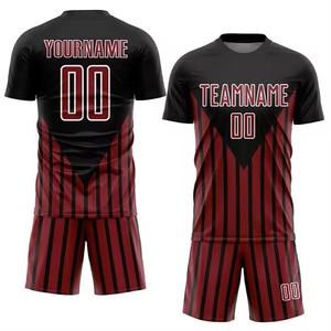 Kunden spezifische Designs Team Shirt Fußball tragen atmungsaktive Fußball uniform Fußball T-Shirt schnell trocknen Fußball volle Uniform - Product Image 5